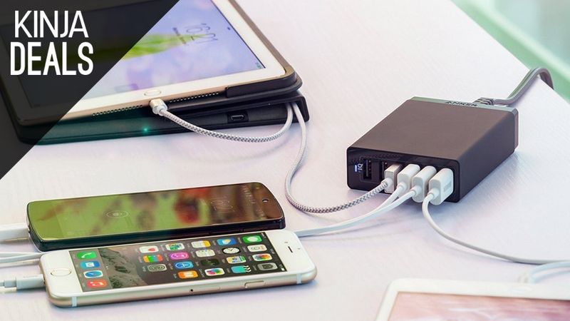 Illustration for article titled Today's Best Deals: Charging Hubs, Free Apps, Standing Desk, and More